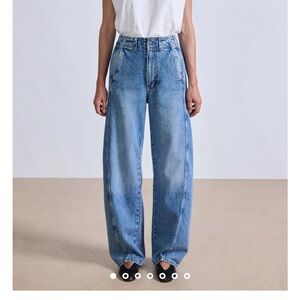 Apiece Apart Meridian Jean in Austin Wash Barrel Jeans Size 24